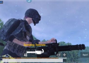  Súng máy M134 Minigun có thể tiêu diệt một đám đông Zombie trong game bắn súng PUBG Mobile
